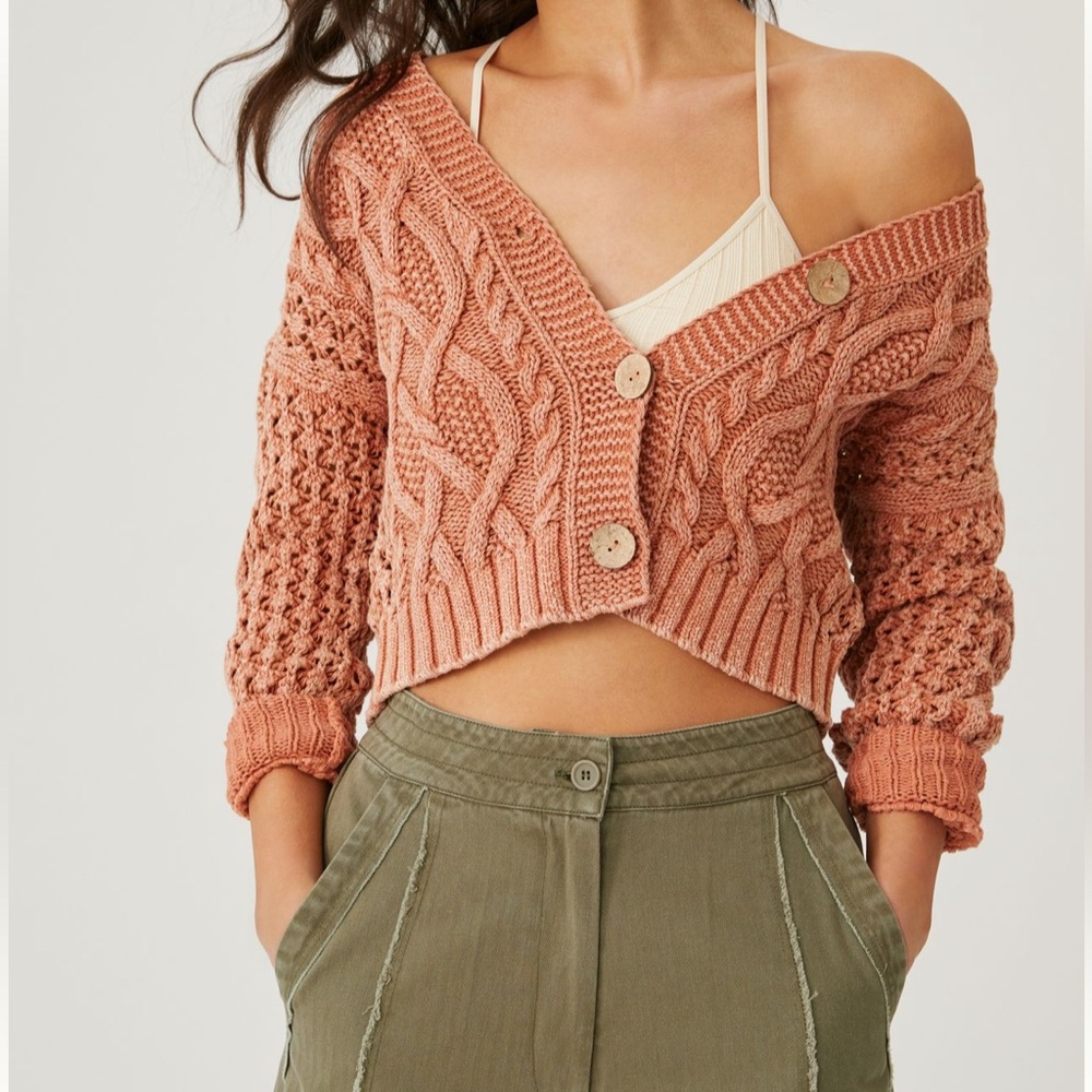 Pilcro Cable-Knit Sweater